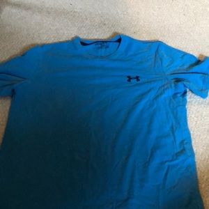Blue under armour t shirt